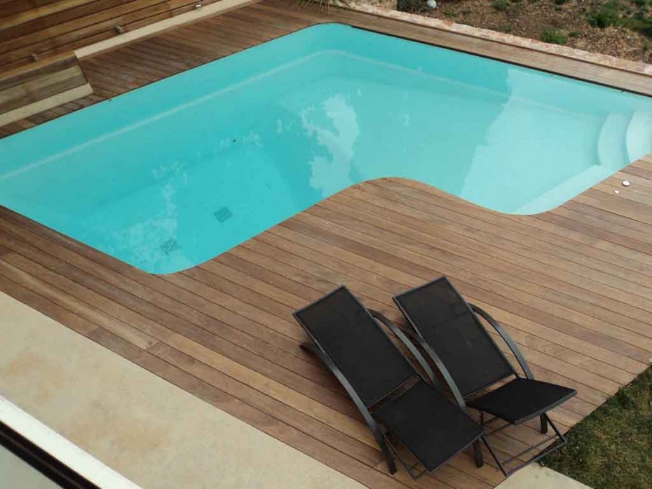 top pool decks with iroko wood
